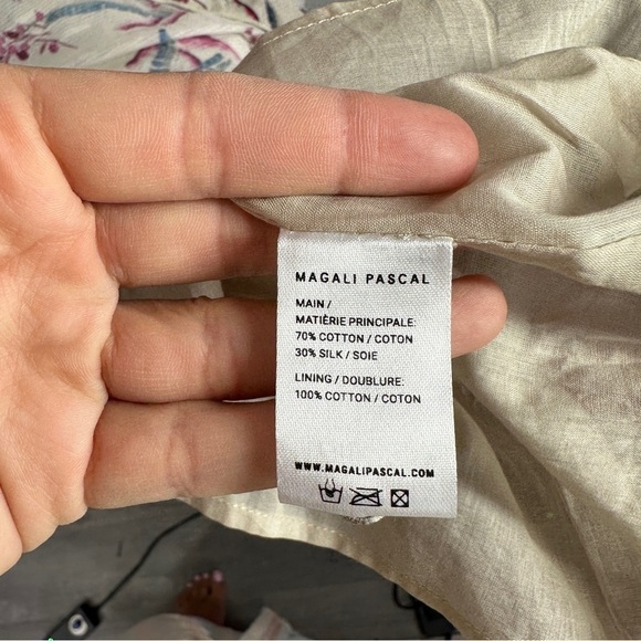 Anthropologie Magali Pascal Floral Puff Sleeve Midi Dress sz S - Picture 7 of 8